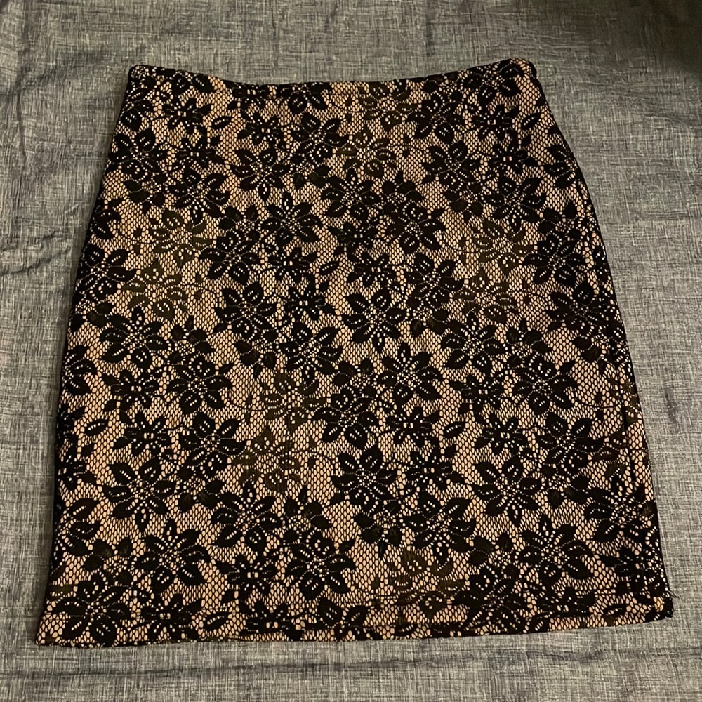 Lace Nude Illusion Skirt 🔳